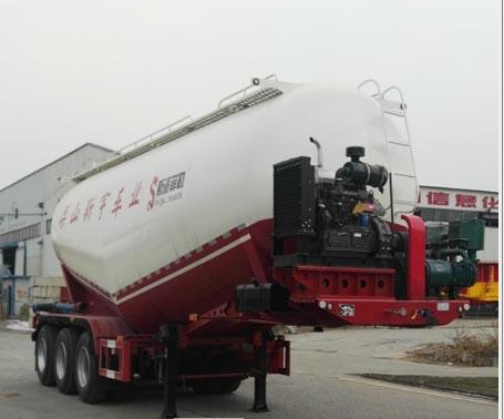 低密度粉粒物料运输半挂车