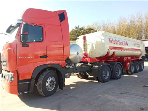 半挂车粉粒物料运输车
