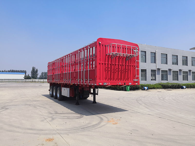 半挂侧翻式自卸车