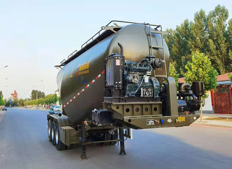 粉粒物料自卸半挂车